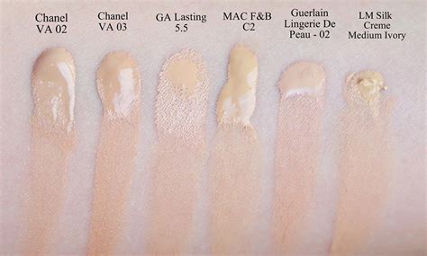 chanel foundation for mature skin reviews|chanel foundation comparison chart.